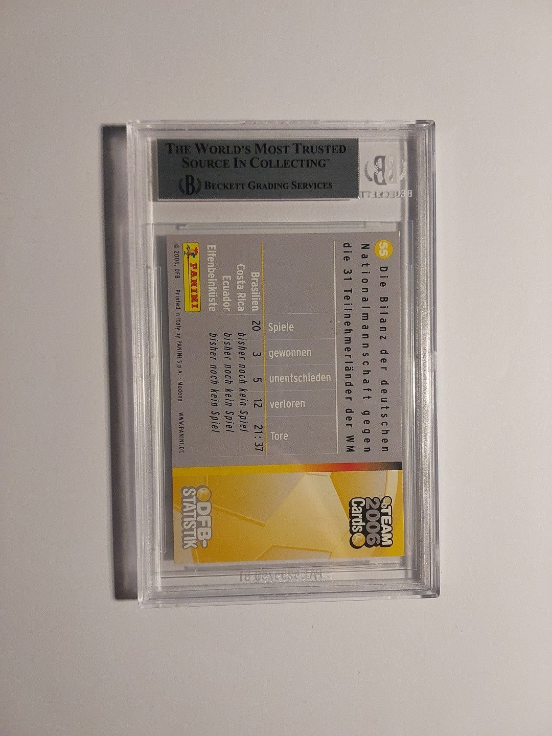 Panini World Cup 2006 Ballack & Podolski Bayern DFB Legend Parallel BGS 7.5 PSA – Bild 3