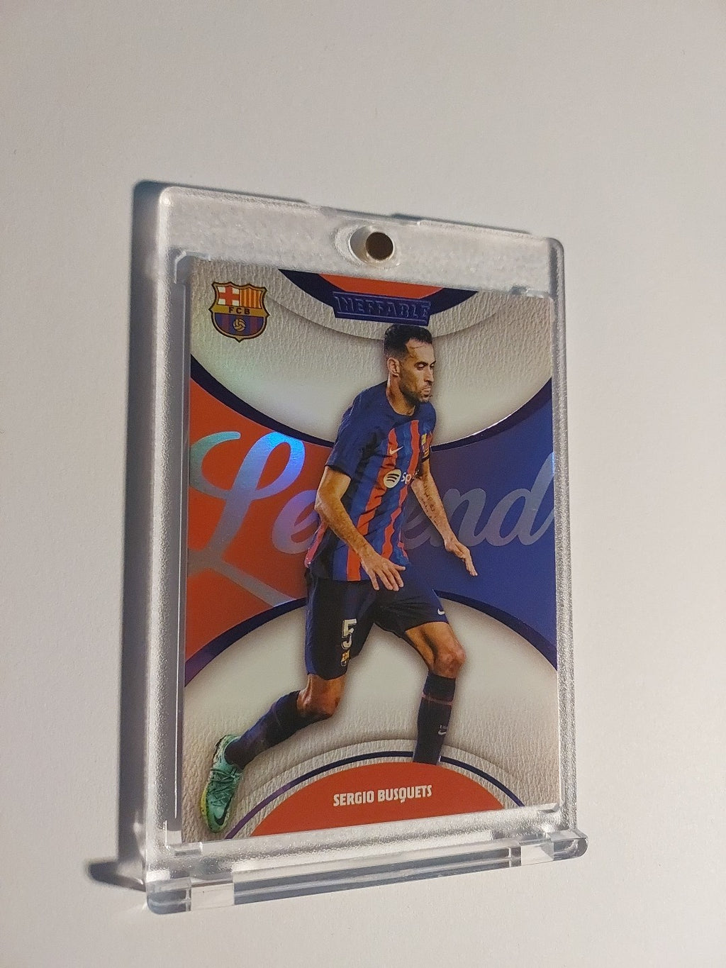 Daka Barcelona 2023-24 Sergio Busquets Ineffable Legend Parallel 33/55 Rare Hit – Bild 3