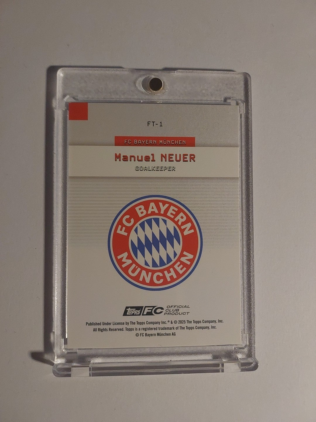 Topps Bayern Team Set 2025-26 Manuel Neuer Parallel 12/25 Refractor Ultra Rare – Bild 3