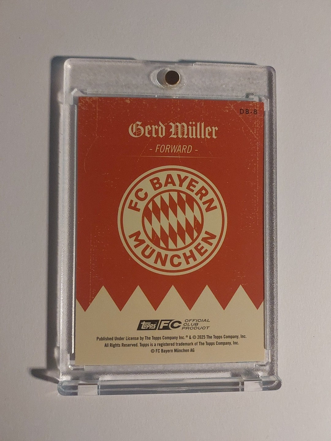 Topps Bayern Team Set 2025-26 Gerd Müller Parallel 67/75 Refractor Ultra Rare – Bild 3