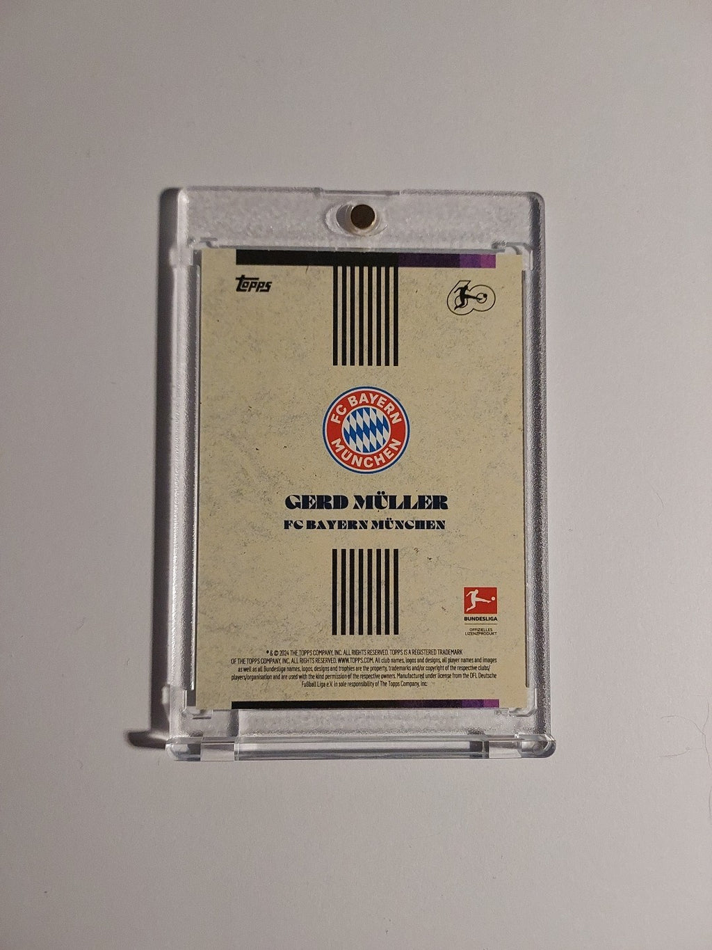 Topps Matthäus Curated 2023-24 Gerd Müller Bayern München Parallel 14/25 Rare – Bild 3