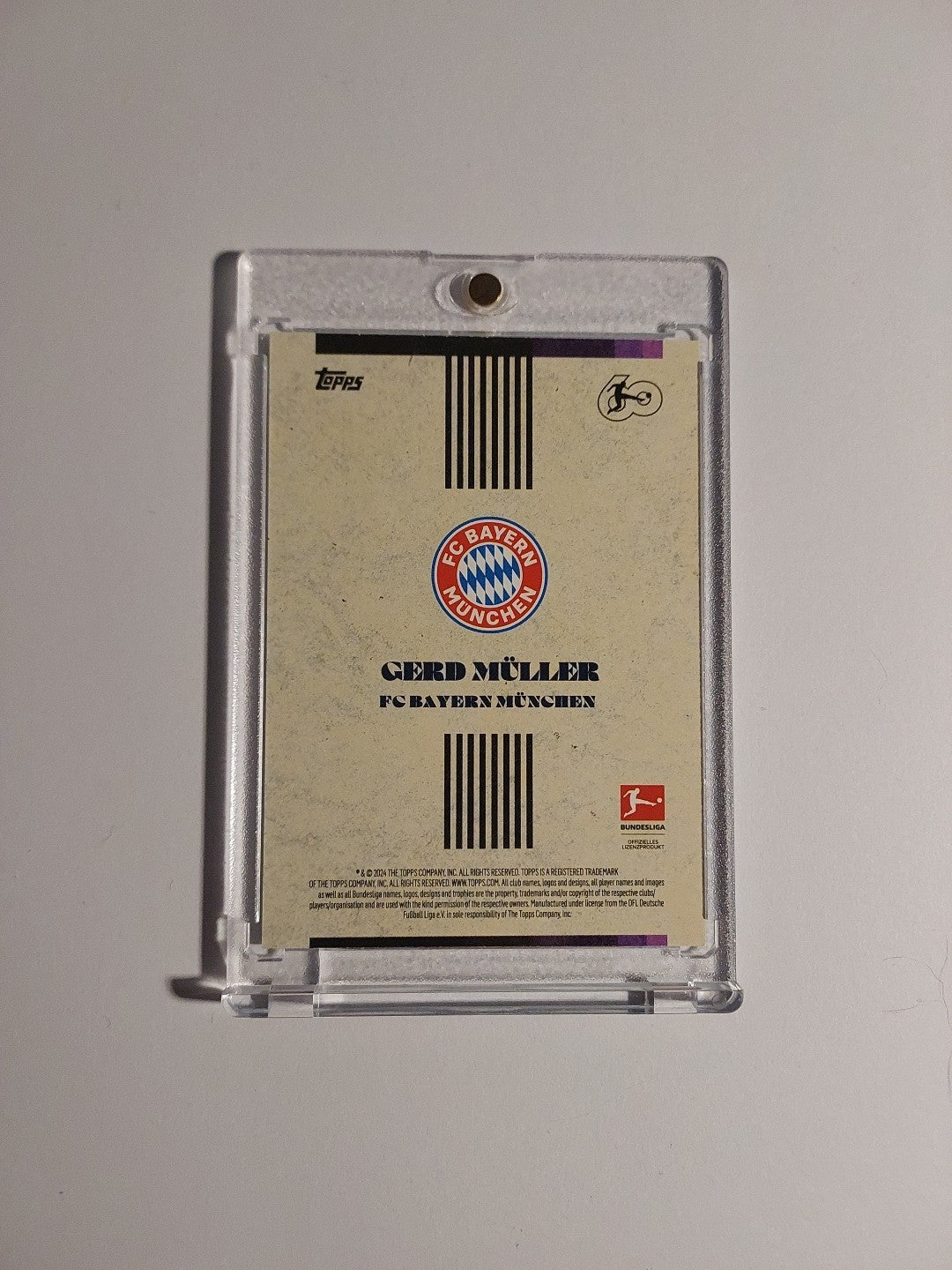 Topps Matthäus Curated 2023-24 Gerd Müller Bayern München Parallel 14/25 Rare – Bild 3