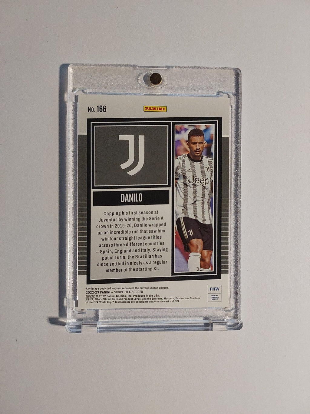 Panini Score 2022-23 Danilo Juventus Turin Parallel 53/65 Refractor Ultra Rare – Bild 3