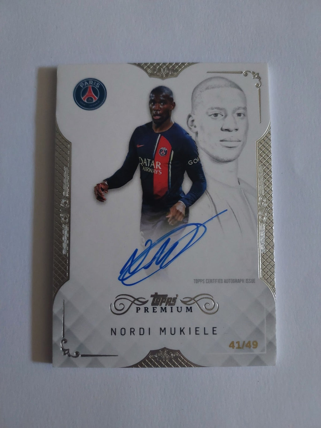 Topps Fußball Lot 20 Karten + 1 Garantierte Numbered oder Relic oder Autogramm – Bild 3