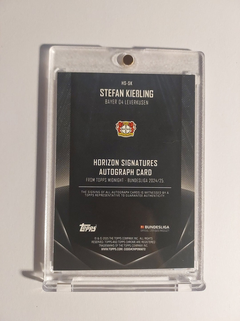 Topps Midnight Bundesliga 2024-25 Stefan Kießling Leverkusen Auto Parallel 65/99 – Bild 3