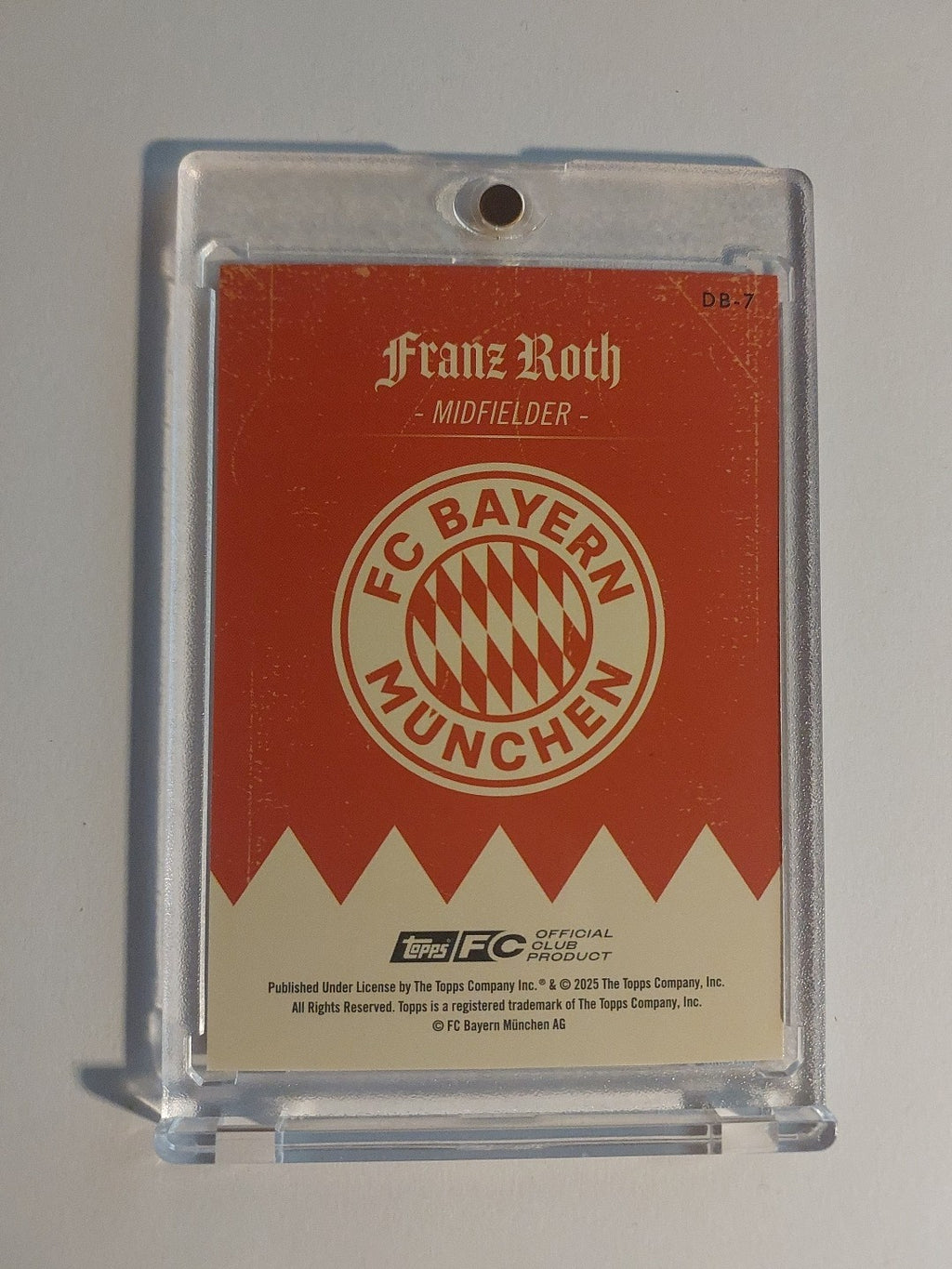 Topps Bayern Team Set 2025-26 Franz Roth Parallel 2/50 Refractor Ultra Rare – Bild 3