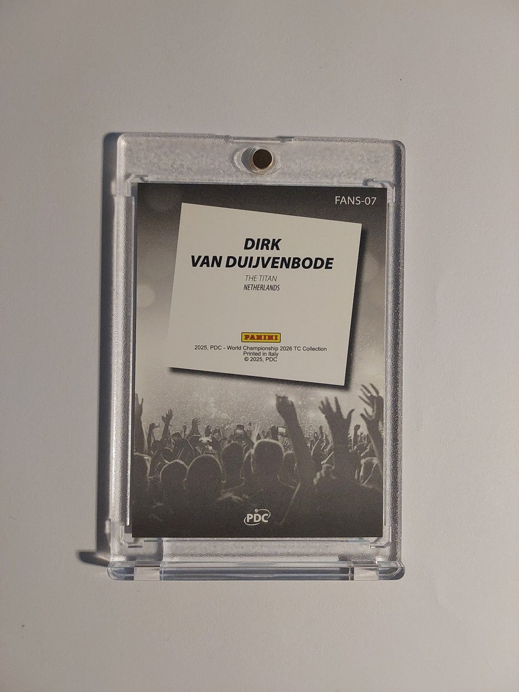 Panini PDC World Championship 2026 Dirk Van Duijvenbode Parallel Refractor Rare – Bild 3