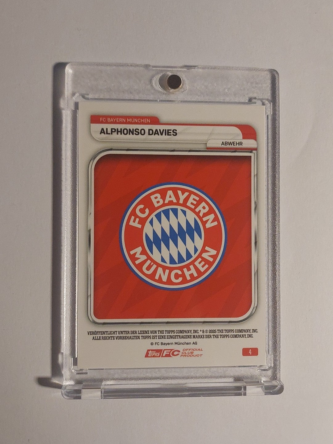 Topps Bayern Tin Collector 2025-26 Alphonso Davies Parallel 57/150 Rare Hit – Bild 3