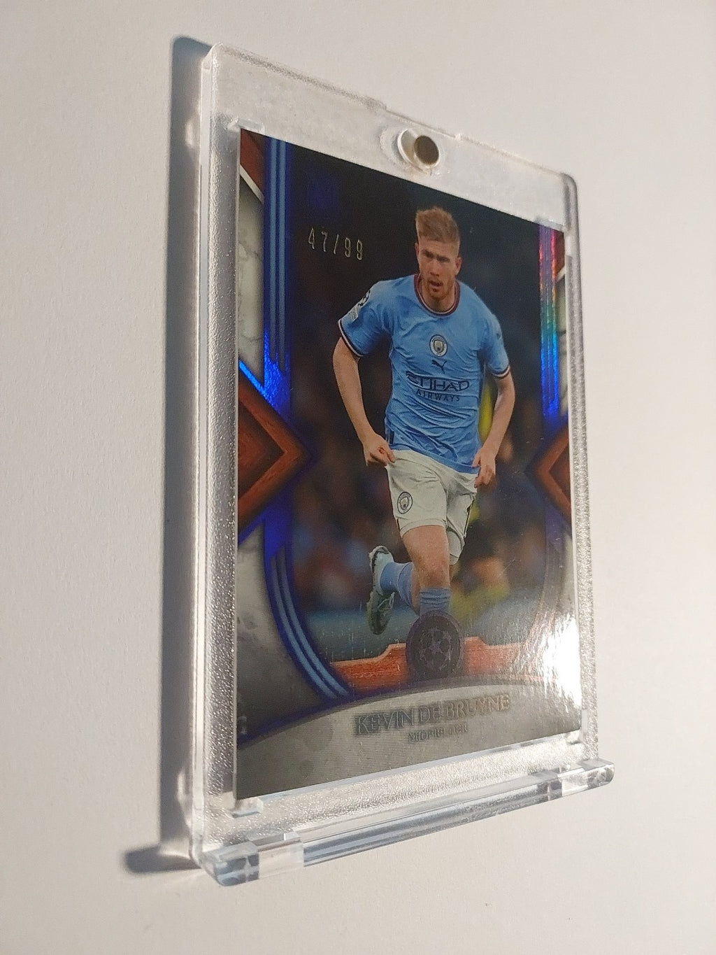 Topps UCC Museum 2022-23 Kevin De Bruyne Manchester City Parallel 47/99 Rare Hit – Bild 3