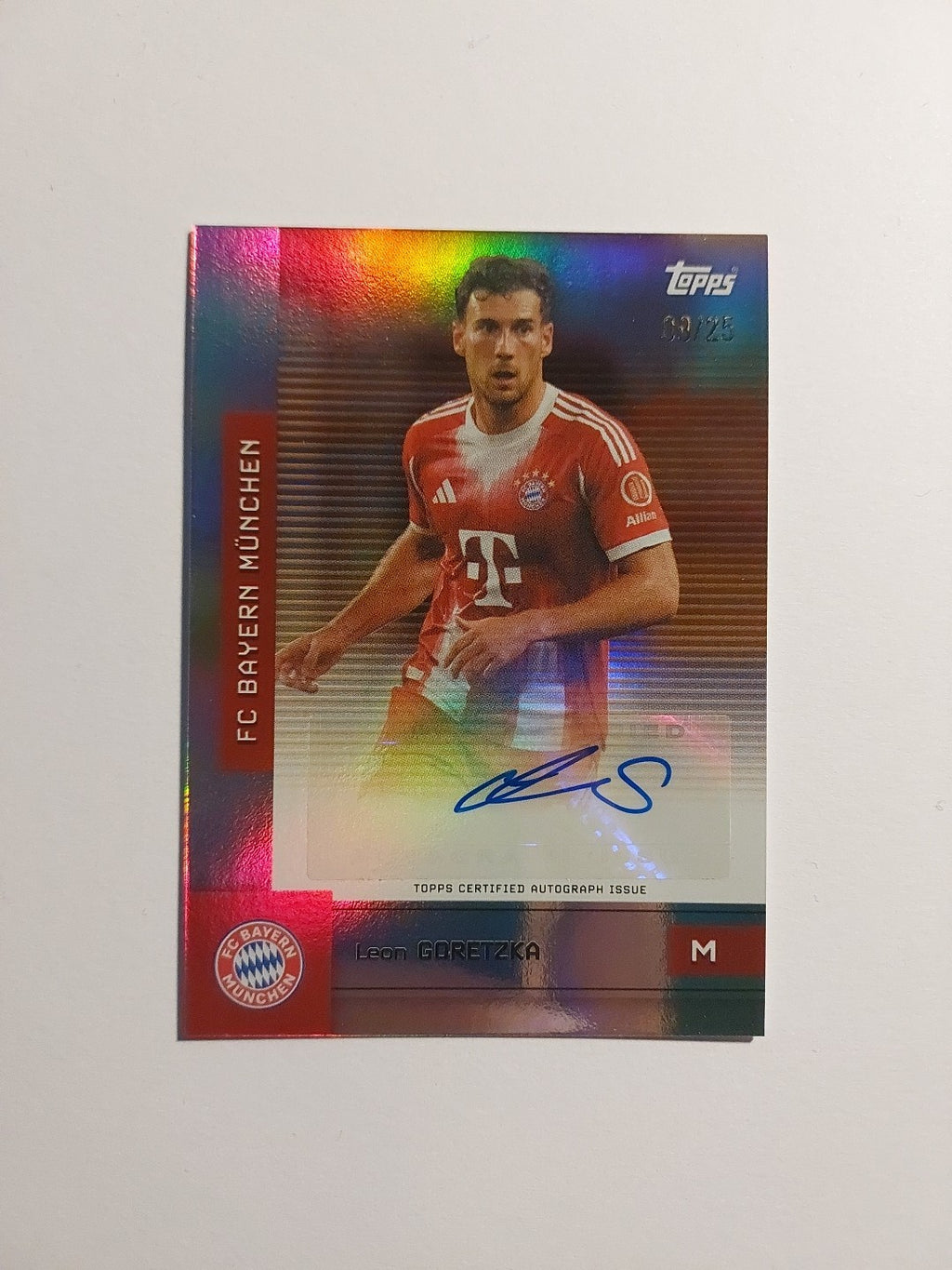 Topps Fußball Lot 20 Karten + 1 Garantierte Numbered oder Relic oder Autogramm – Bild 3