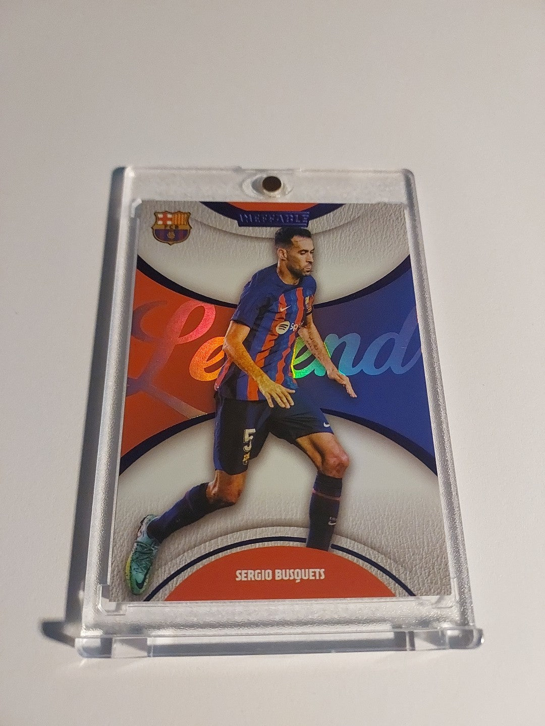 Daka Barcelona 2023-24 Sergio Busquets Ineffable Legend Parallel 33/55 Rare Hit – Bild 4