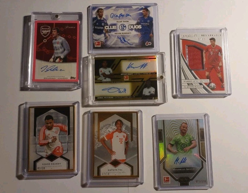 Topps Fußball Lot 20 Karten + 1 Garantierte Numbered oder Relic oder Autogramm – Bild 4