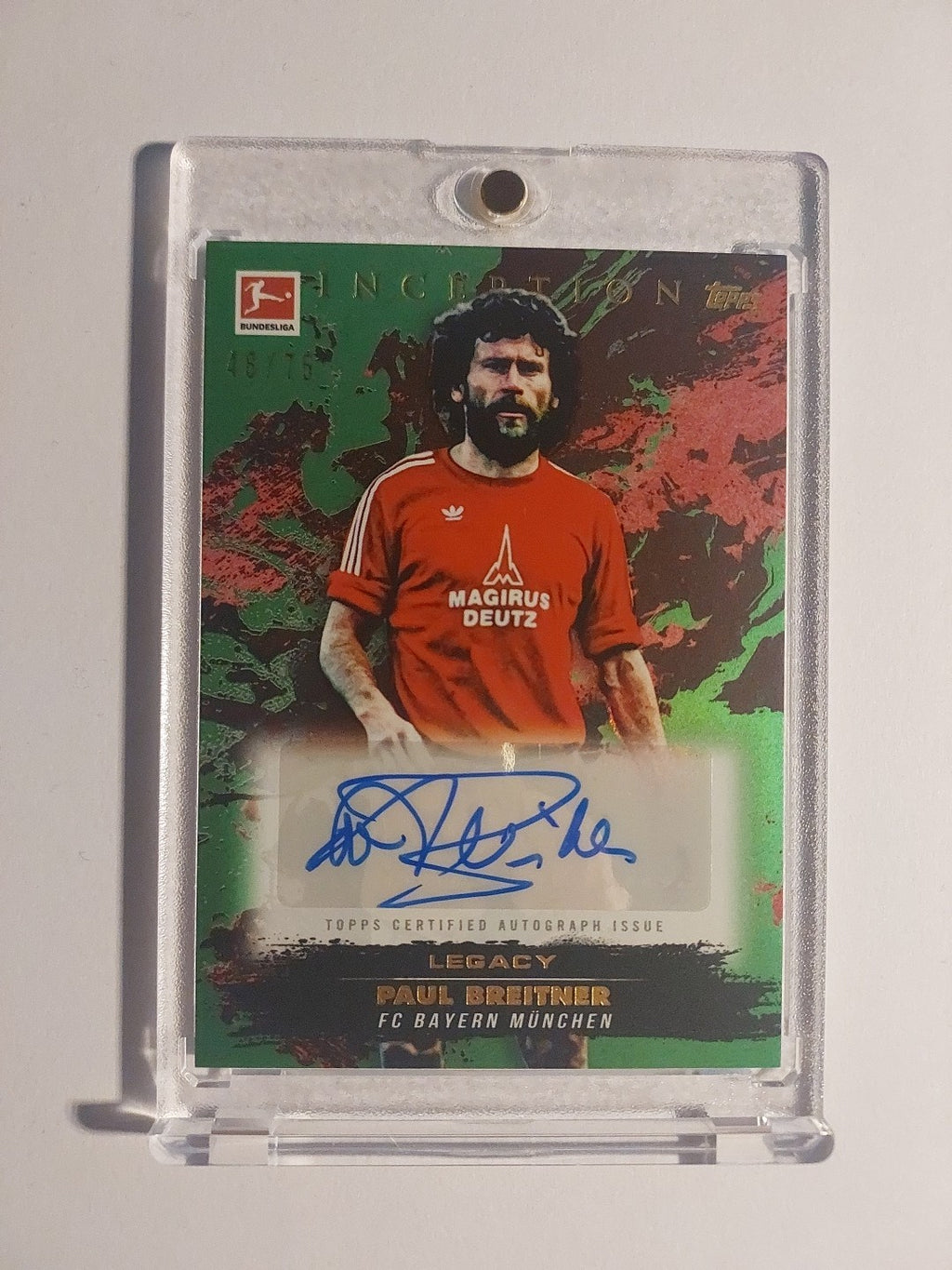 Topps Fußball Lot 20 Karten + 1 Garantierte Numbered oder Relic oder Autogramm – Bild 5