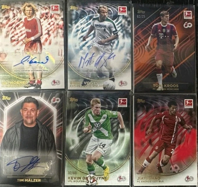 Topps Fußball Lot 20 Karten + 1 Garantierte Numbered oder Relic oder Autogramm – Bild 8