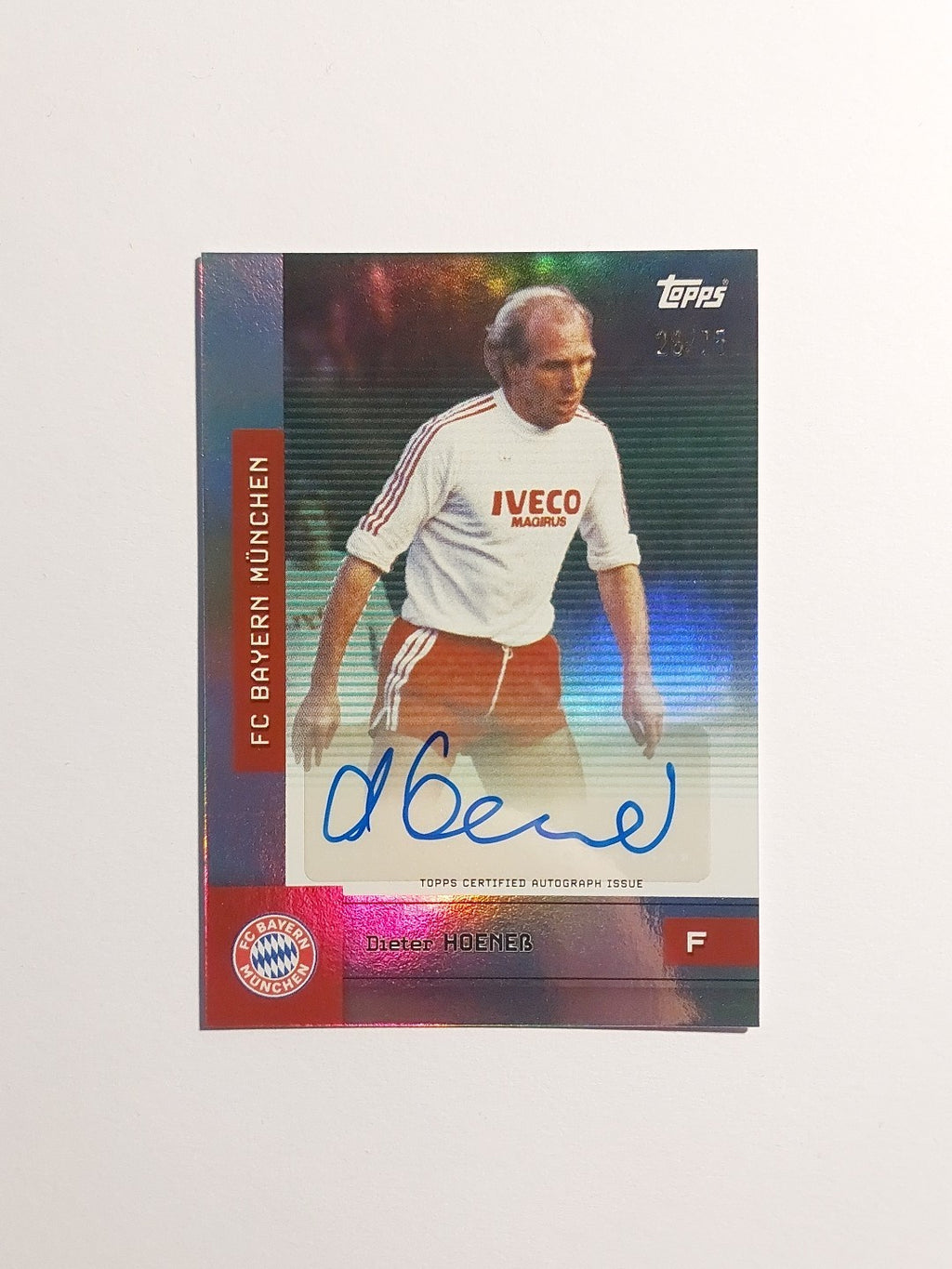 Topps Fußball Lot 20 Karten + 1 Garantierte Numbered oder Relic oder Autogramm – Bild 10